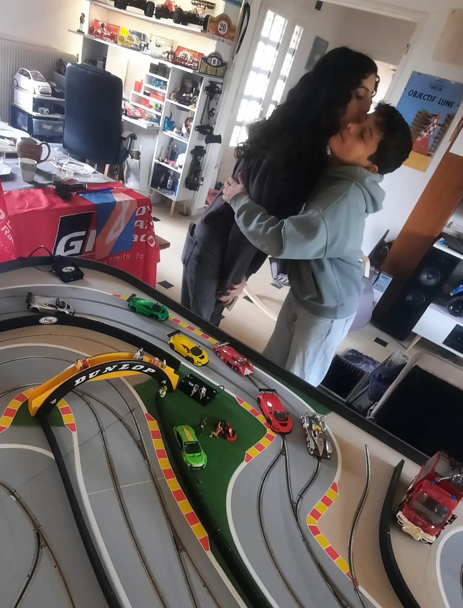 Anniversaire avec circuit miniature